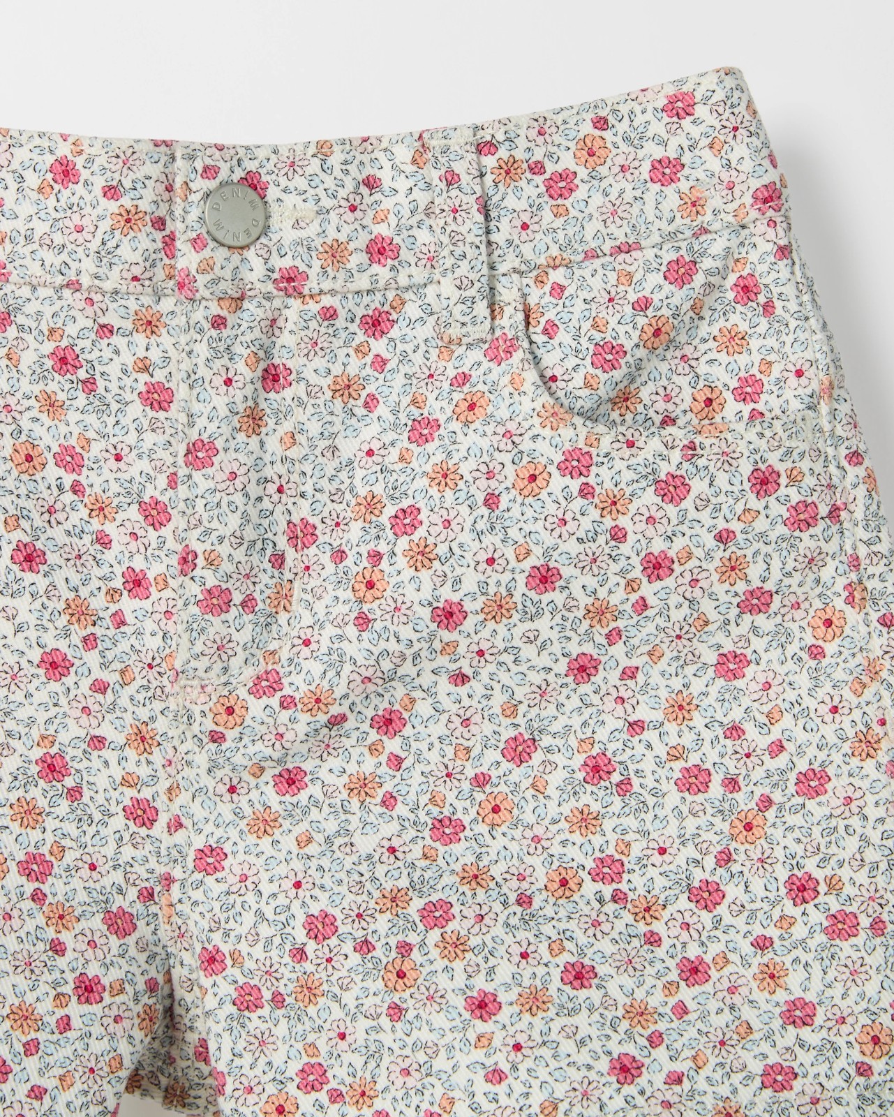 All Over Print Denim Shorts 2 of 2