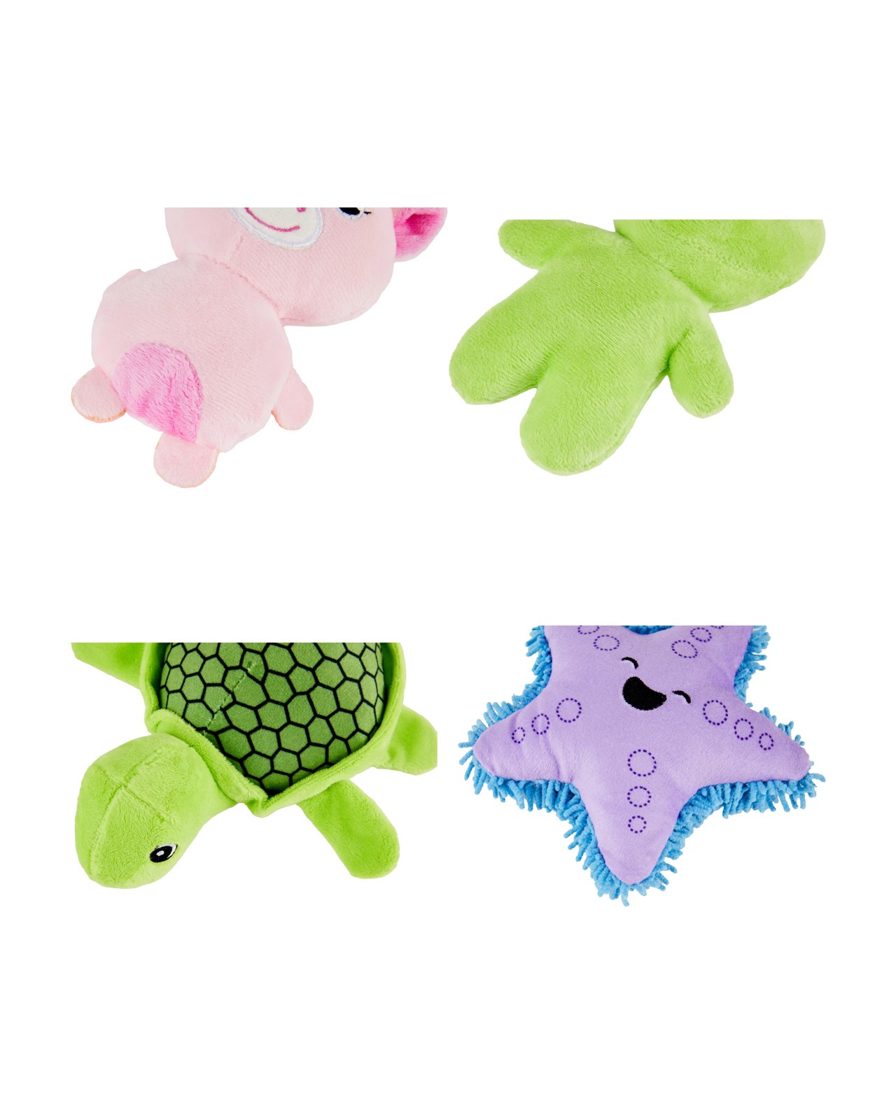 2 Pack Pet Plush Puppy Toys, Assorted - Anko 3 of 4