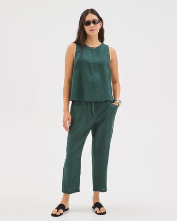 European Linen Swing Tank Top