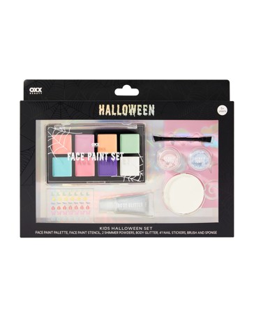 OXX Beauty 48 Piece Kids Halloween Set