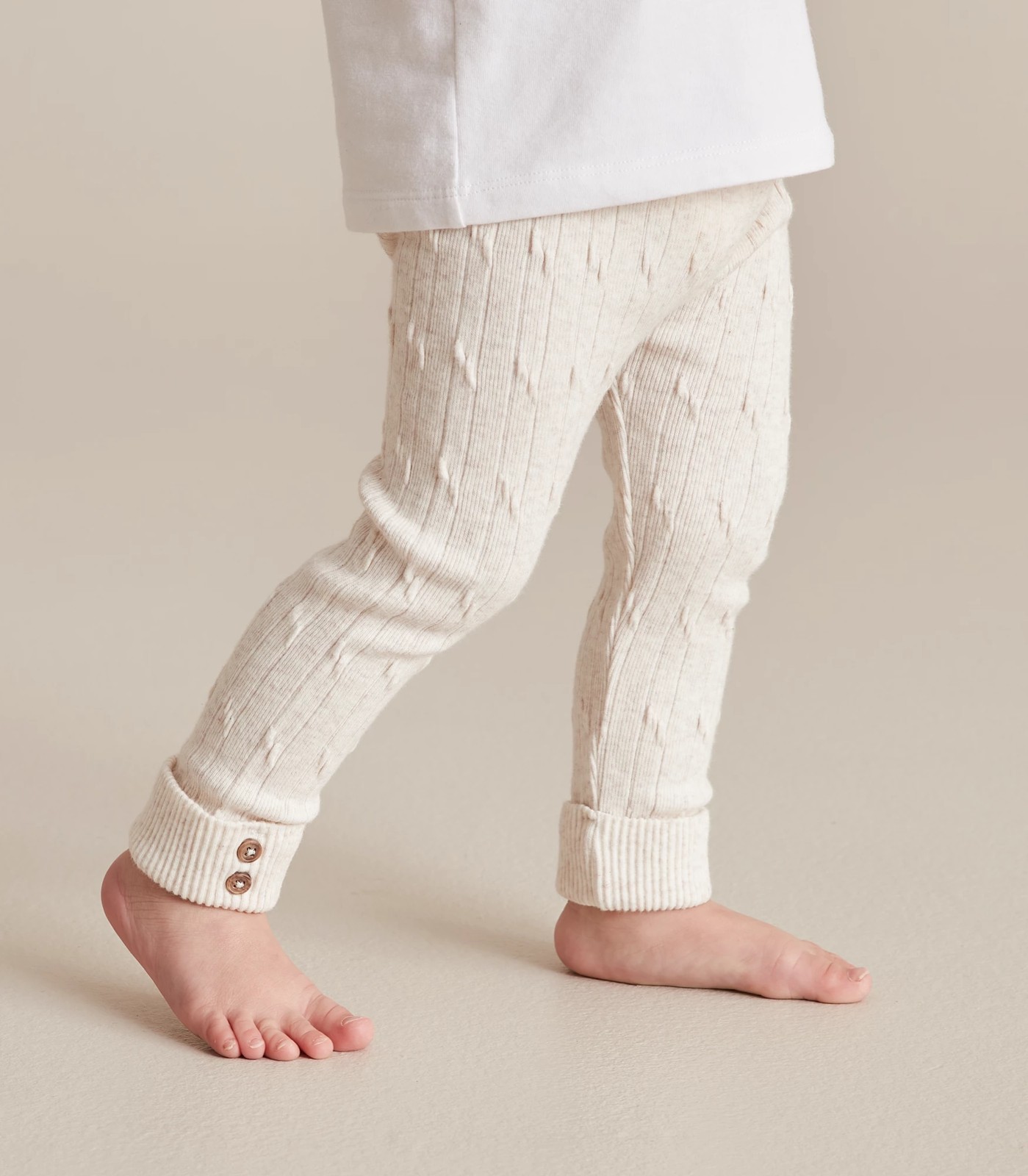 Baby Cable Knit Leggings