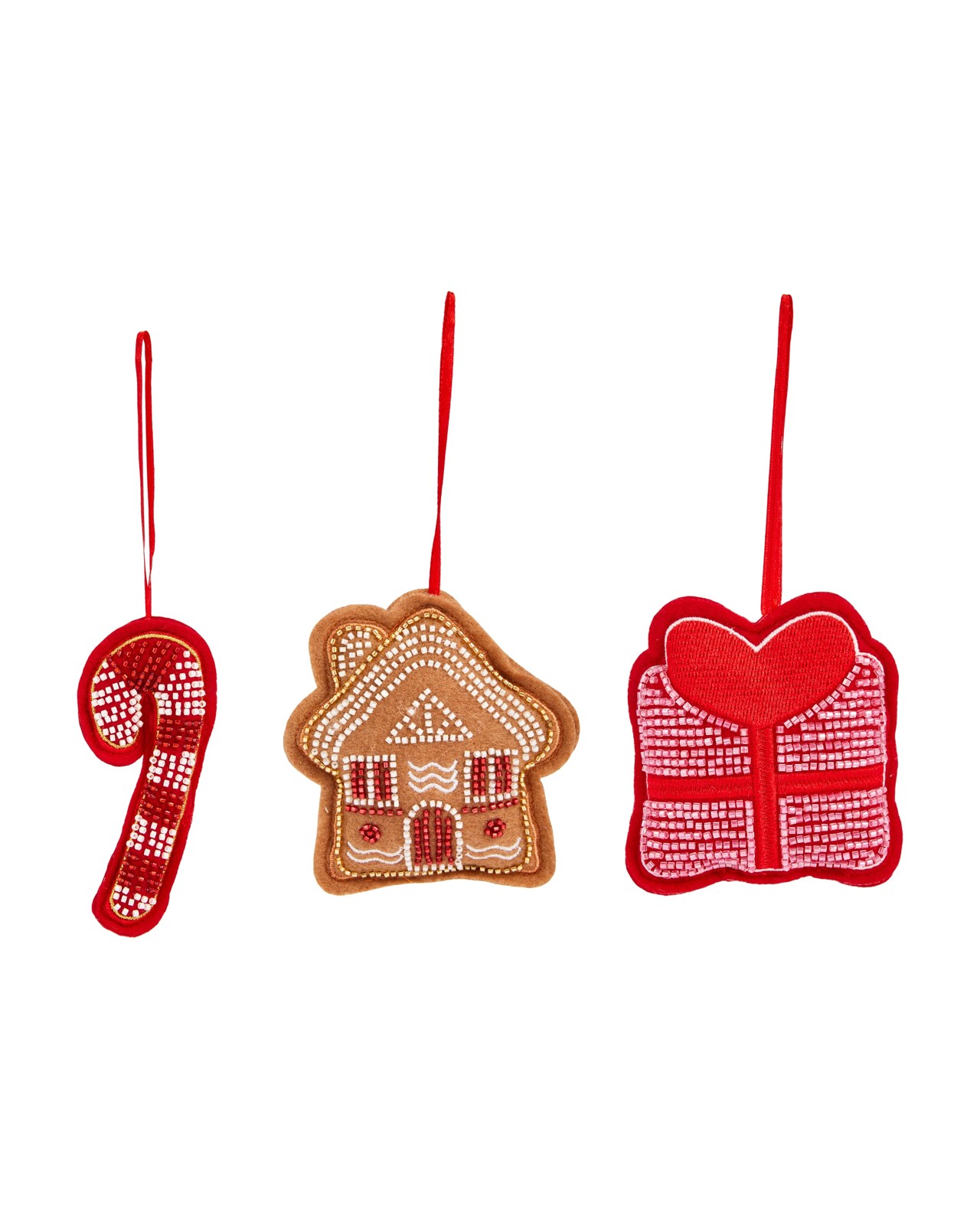 Anko Beaded Christmas Icon Decoration - Assorted 2 of 6