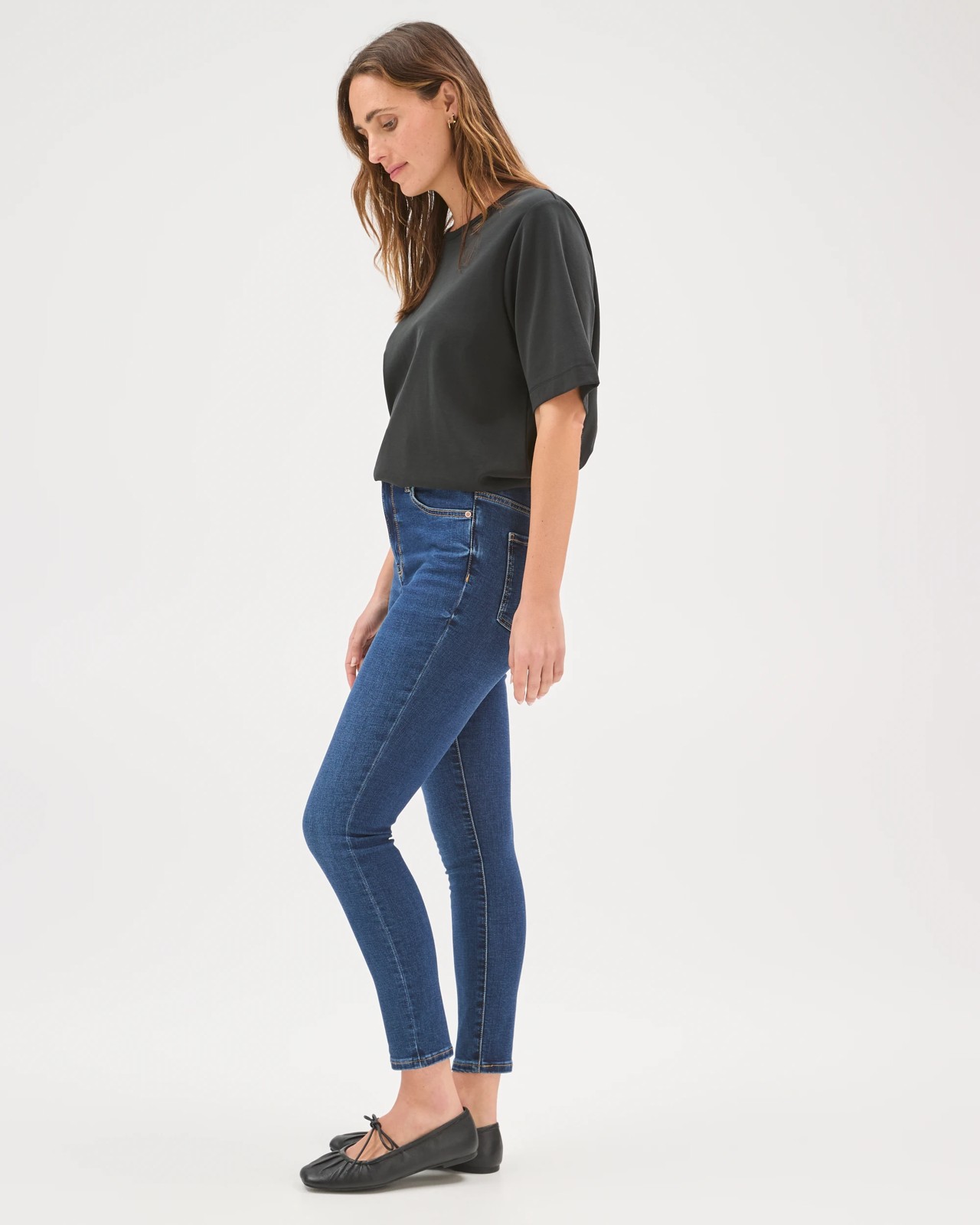 High Rise Ankle Length Skinny Denim Jeans - Sophie 6 of 6