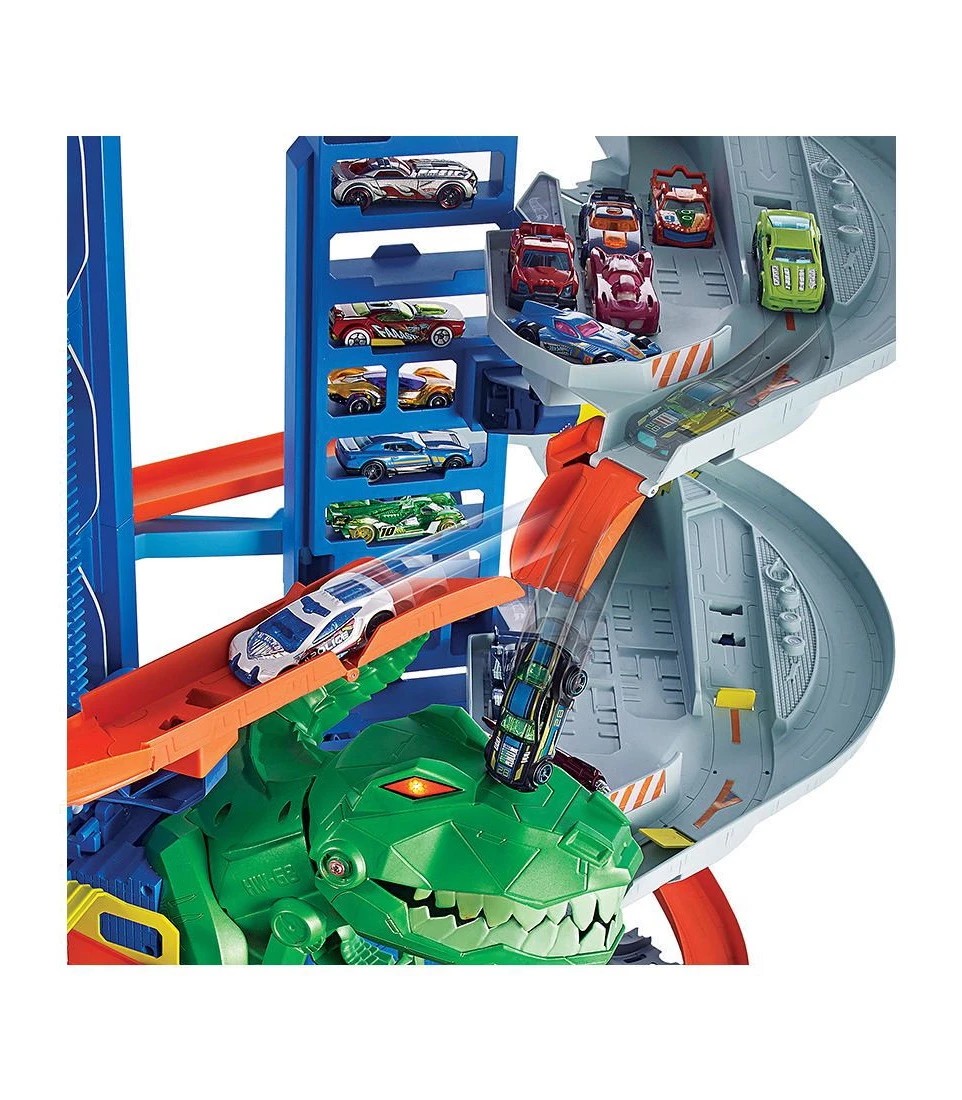 Hot Wheels City Robo T-Rex Ultimate Garage