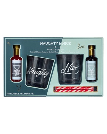Naughty & Nice Cocktail Gift Set - Anko