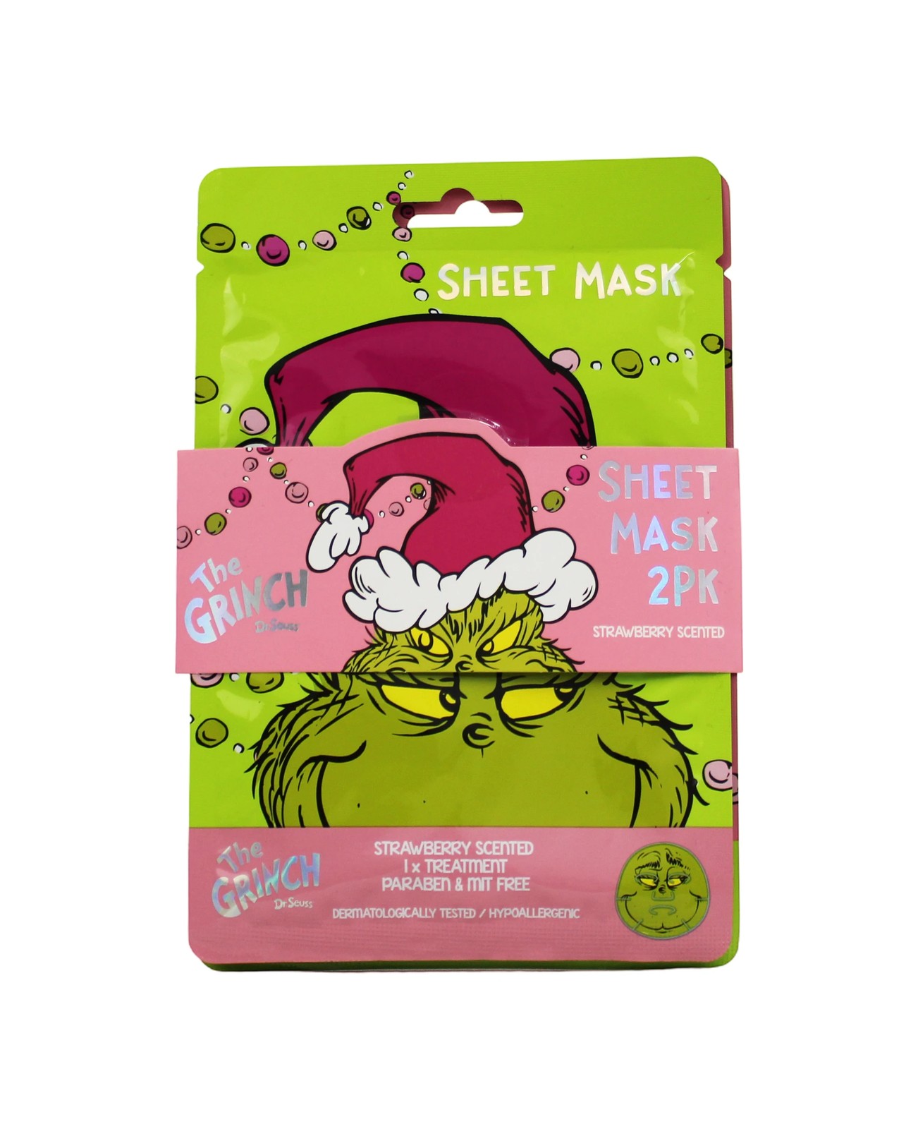 The Grinch 2 Pack Face Sheet Mask 2 of 4