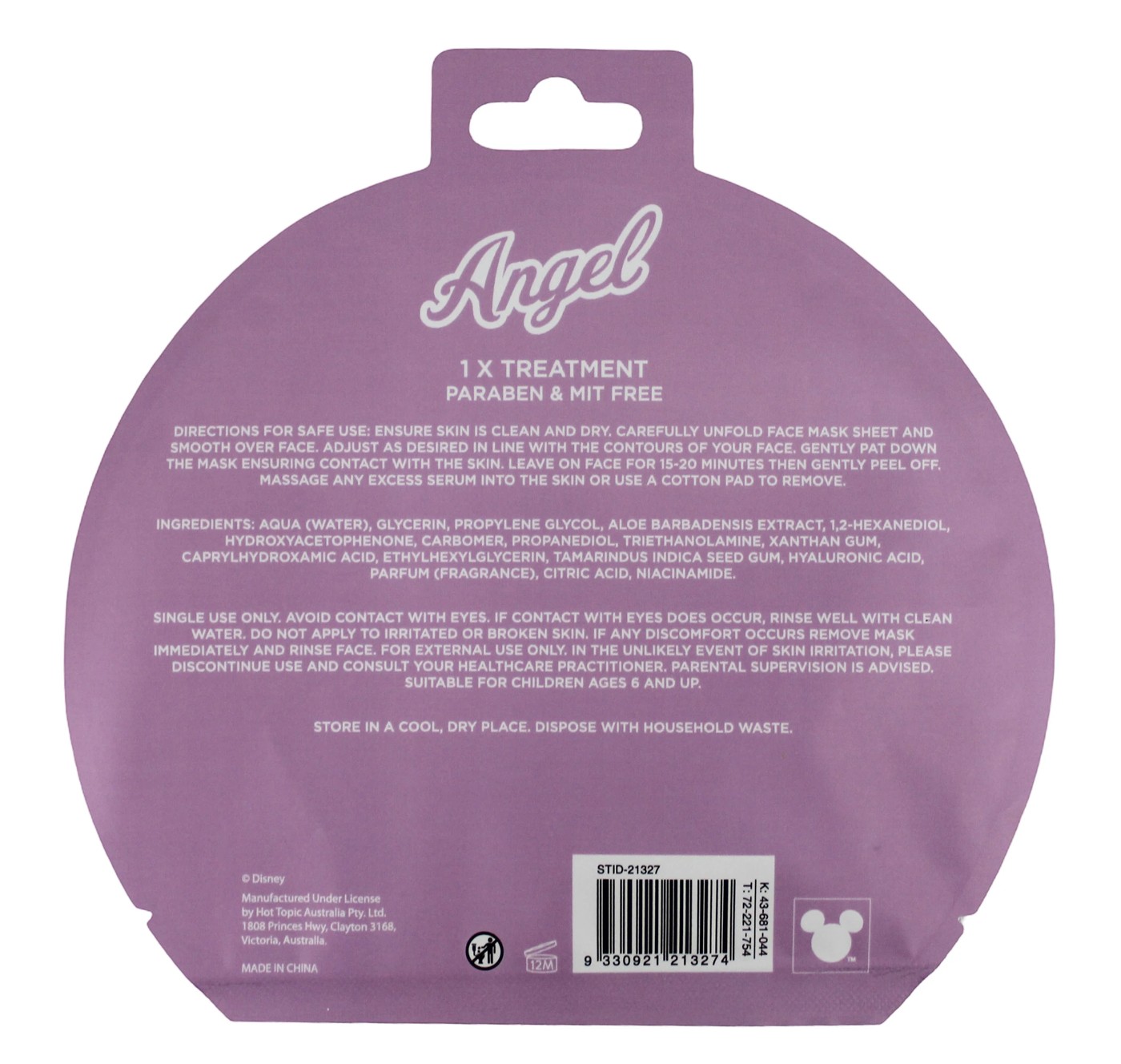 Disney Angel Sheet Mask 2 of 2