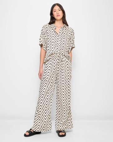 Twill Drape Pants