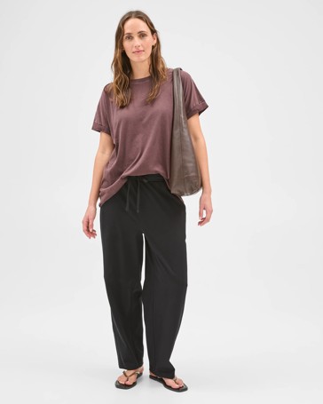 Australian Cotton Double Jersey Tapered Pants