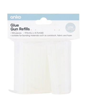 Anko 100 Piece Glue Gun Refills