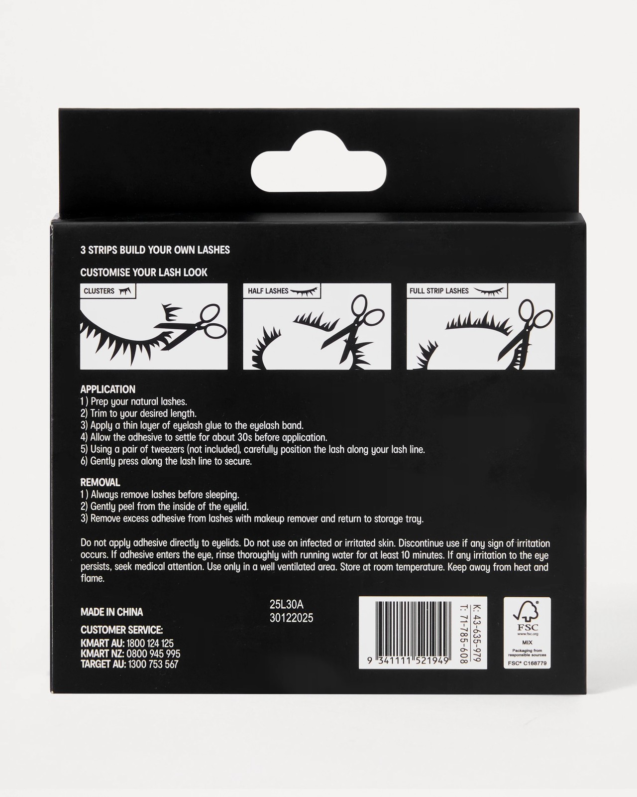 OXX Cosmetics 3 Piece Build Your Own False Lashes - No. 1012 5 of 5