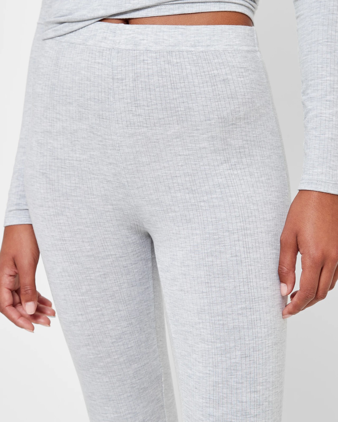 Joggers – Light Grey Marle – Cotton Cashmere -(part of a matching