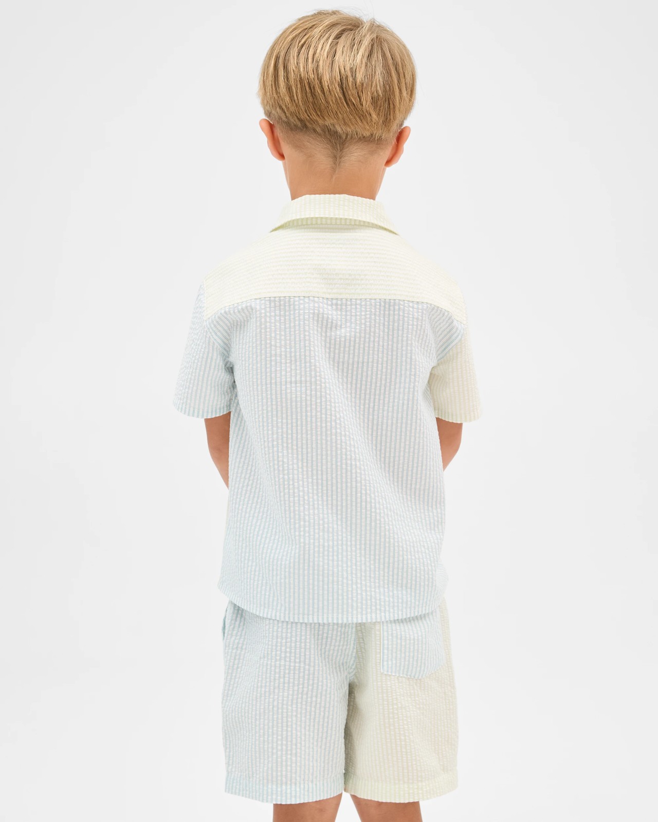 Australian Cotton Short Sleeve Shirt and Shorts Set 4 of 5