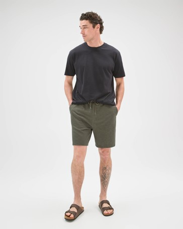 Textured Fleece Shorts