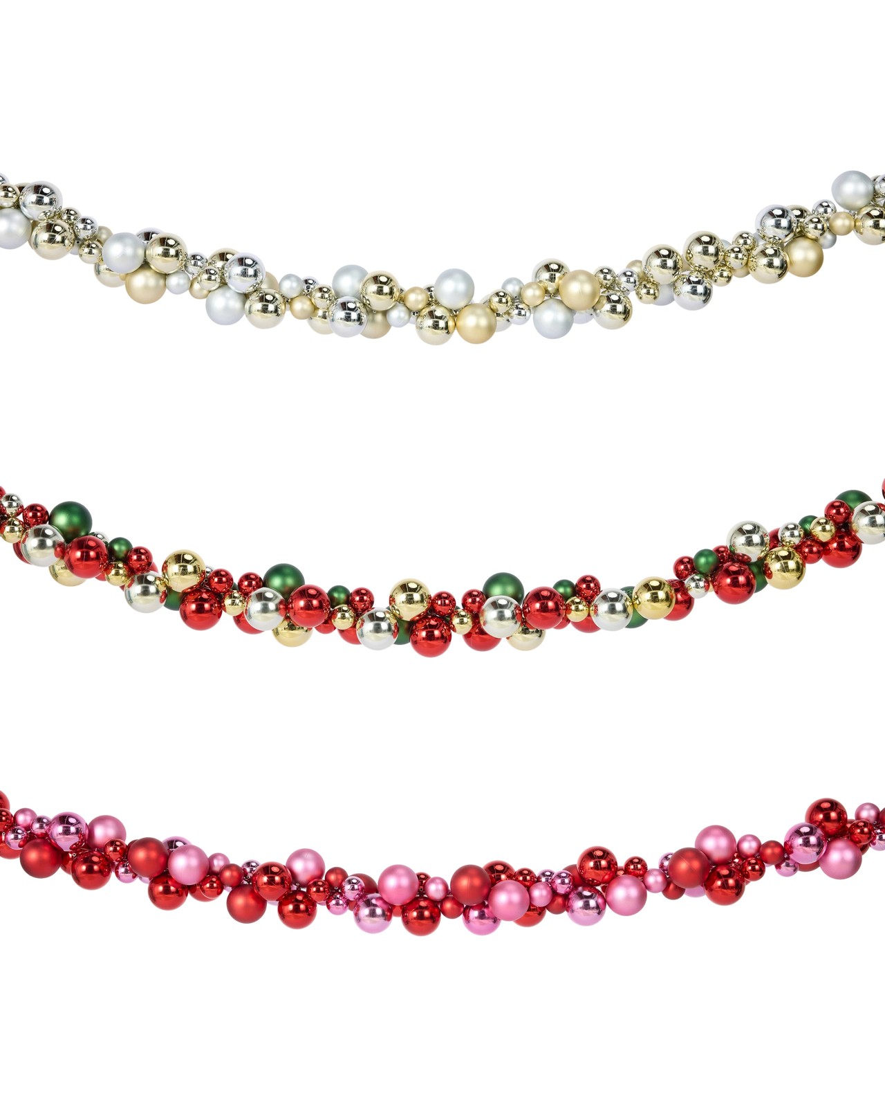 Anko 1.8m Bauble Garland - Assorted 2 of 5