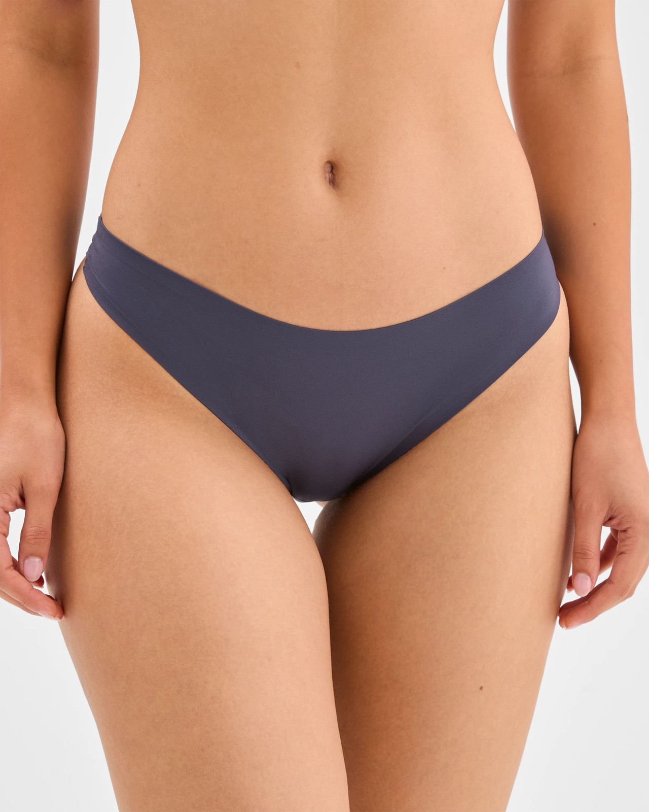 Smooth Moves 2 Pack Bonded G-String Briefs - Winter Blue/Country Blue 2 of 3