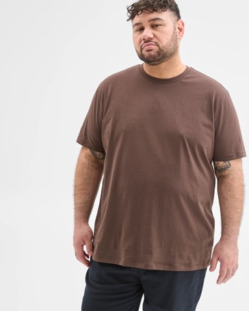 Plus Size Australian Cotton Crew T-Shirt