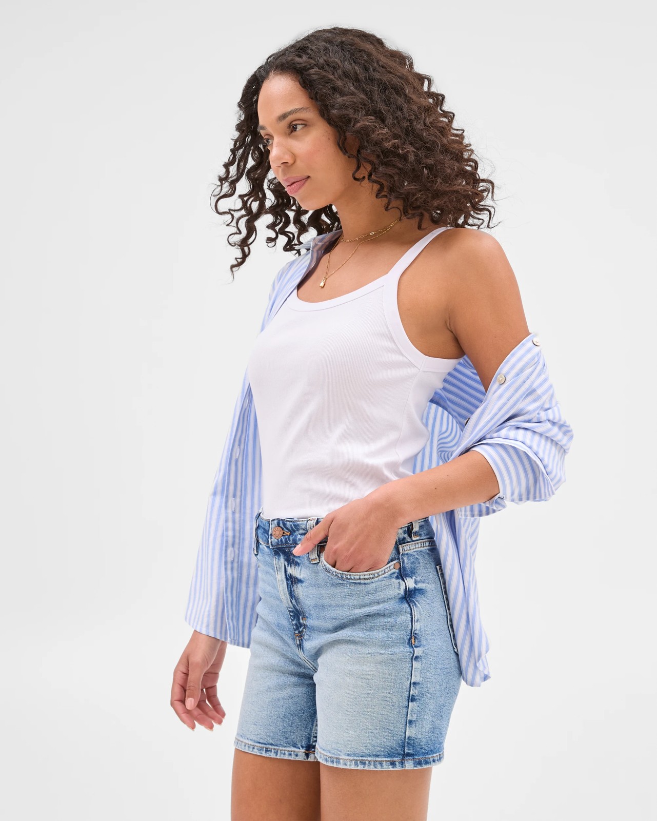 Classic Denim Shorts 2 of 5