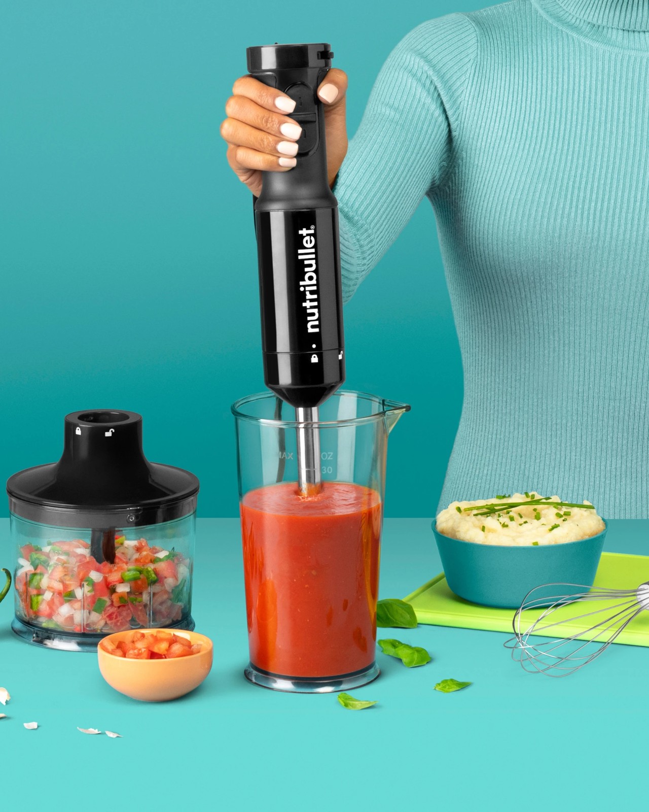 Nutribullet Immersion Blender Deluxe Set 4 of 5