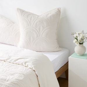 Palm Quilted Australian Cotton European Pillowcase