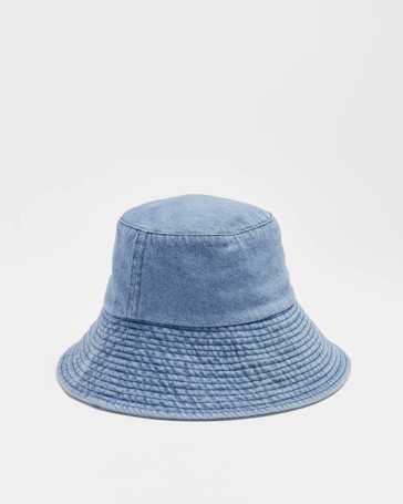Womens Denim Bucket Hat