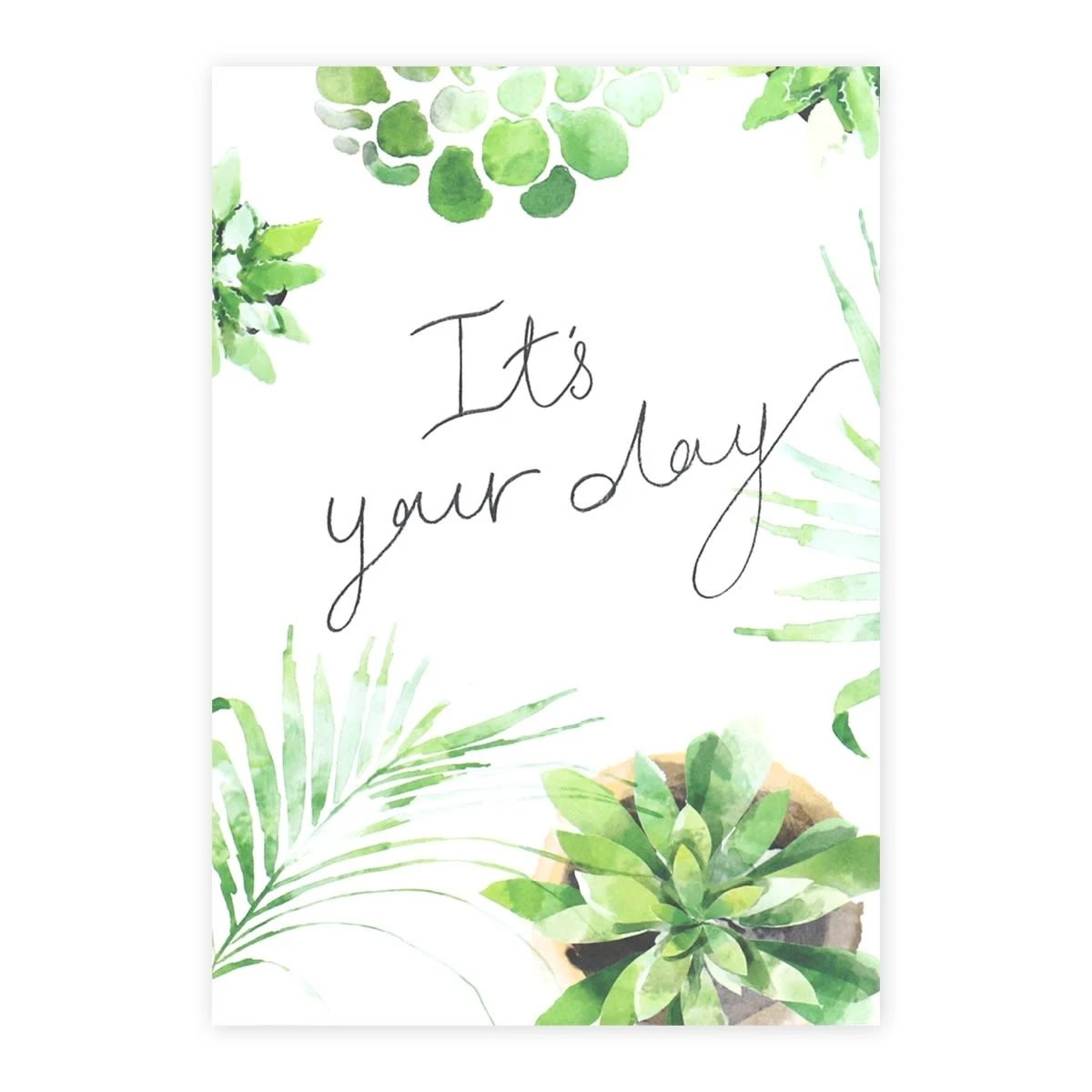 Connections from Hallmark Birthday Card - Gorgeous Green Plants 3 of 3