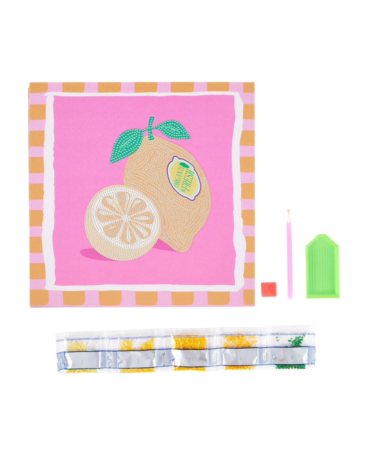 Anko Sparkle Gem Art - Lemon 2 of 4