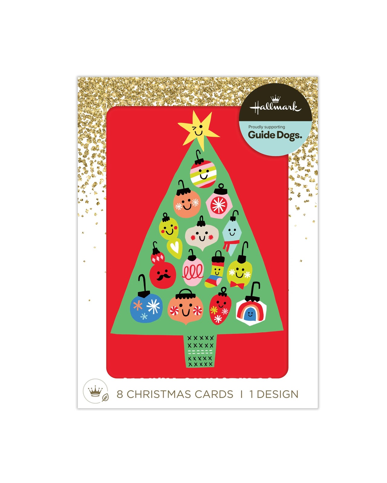 8 Pack Hallmark Boxed Christmas Cards - Tree Ornaments 4 of 4