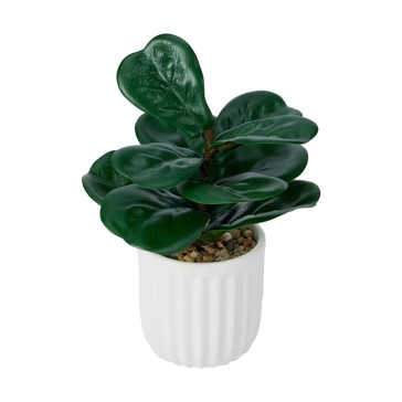 Artificial Mini Fiddle Leaf in Pot - Anko