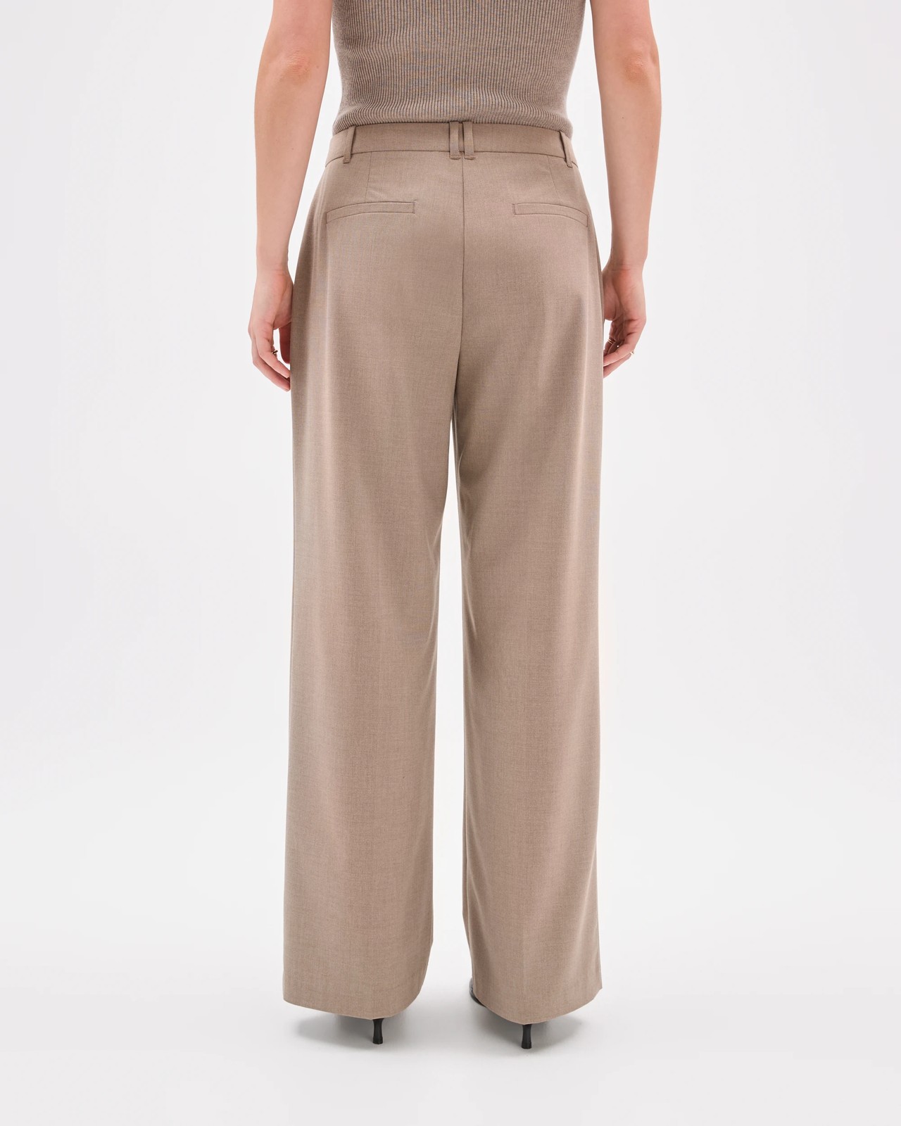 Lily Loves Straight Leg Pants  - Smoked Taupe 6 of 6
