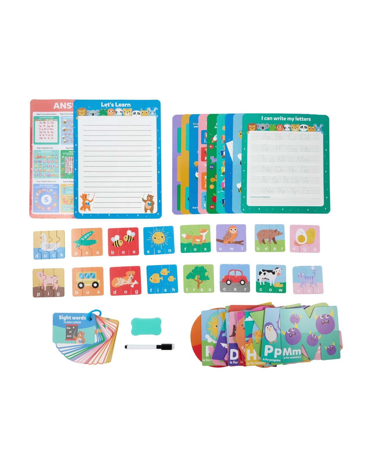 Anko 75 Piece Write and Spell Learning Pack 2 of 6