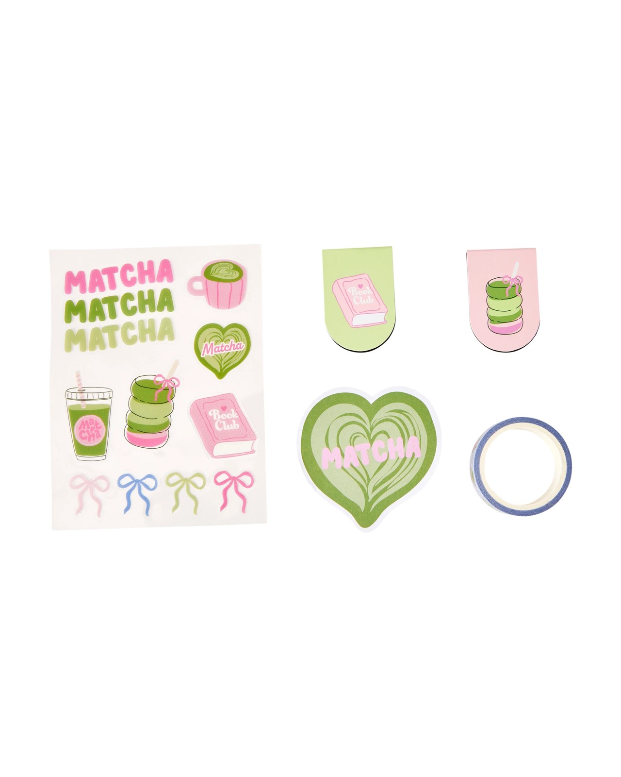 Anko Matcha Stationery Set 4 of 5
