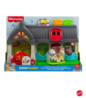 Mattel Fisher-Price Little People Friendly Horses Stable Toddler Playset