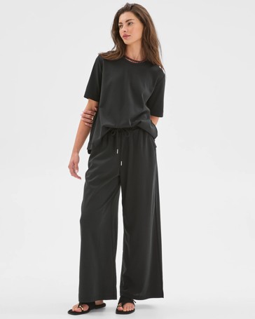 Petites Relaxed Drape Pants