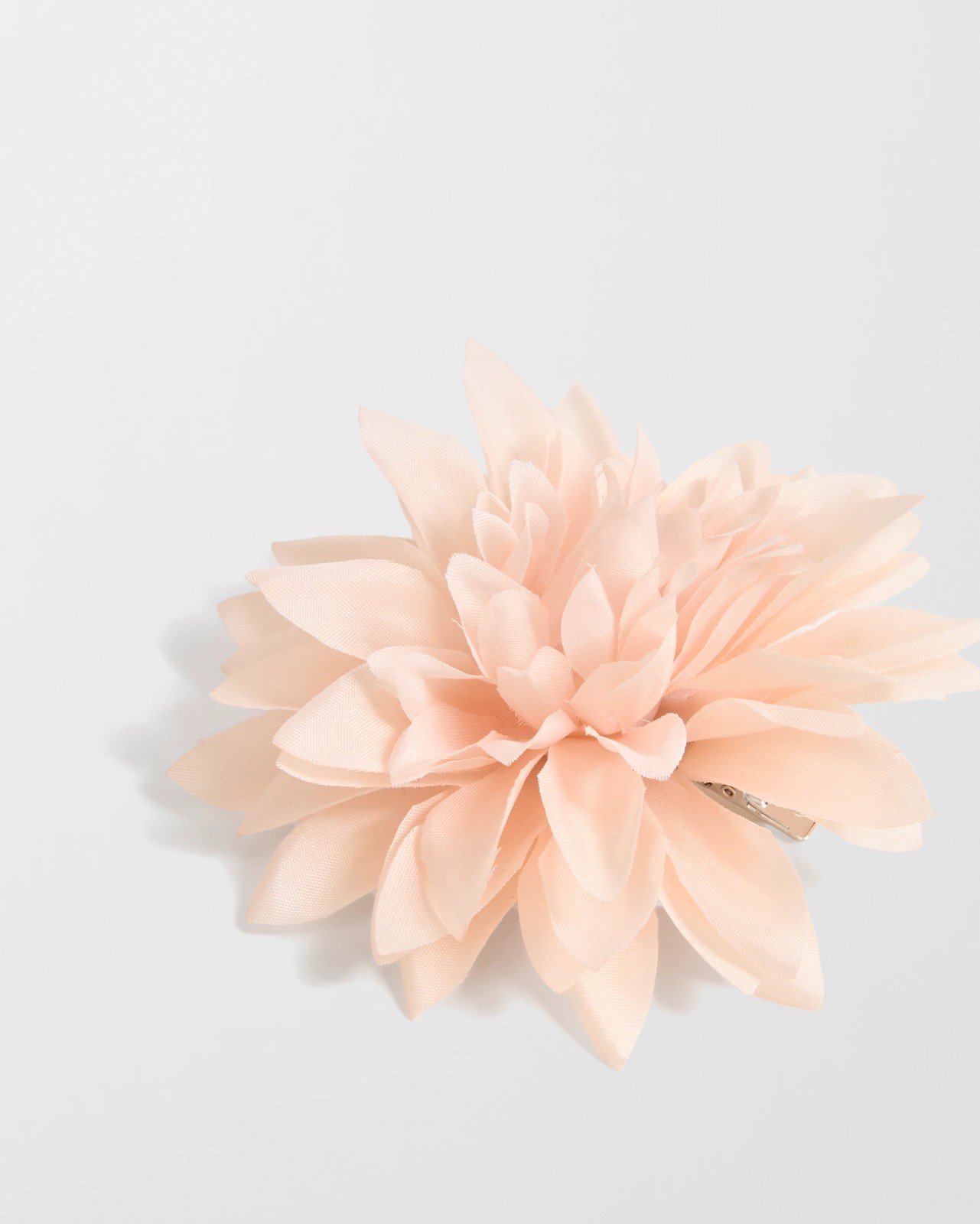 Flower Rosette Hair Clip - Peach 2 of 2