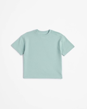 Australian Cotton Blend Waffle Stripe T-shirt
