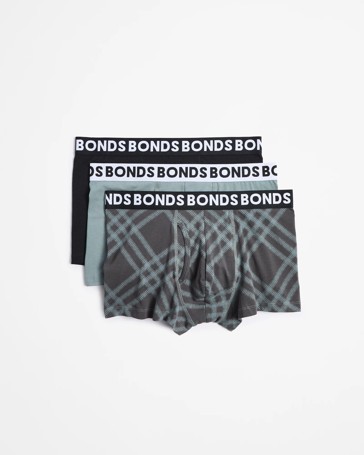 3 Pack Comfy Classic Trunks - Bonds