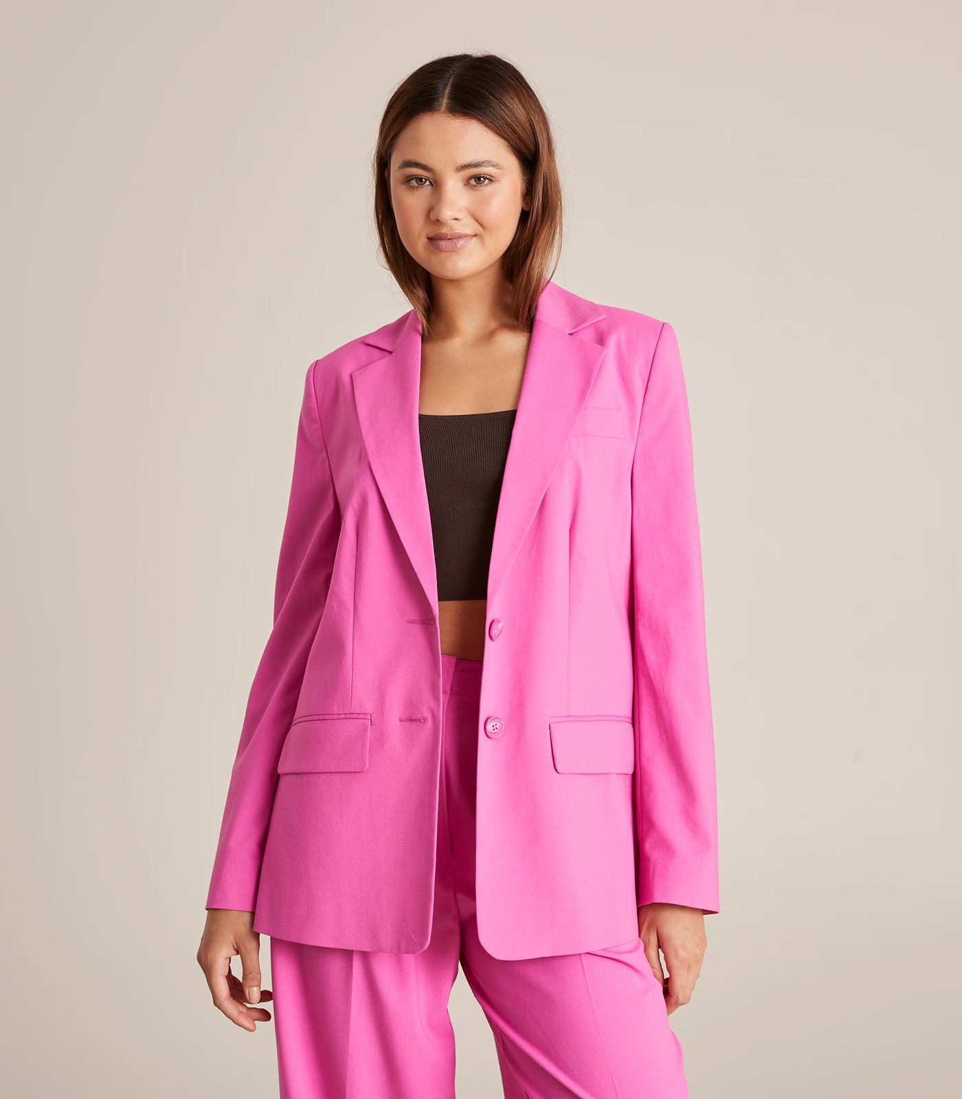 Pink store blazer target