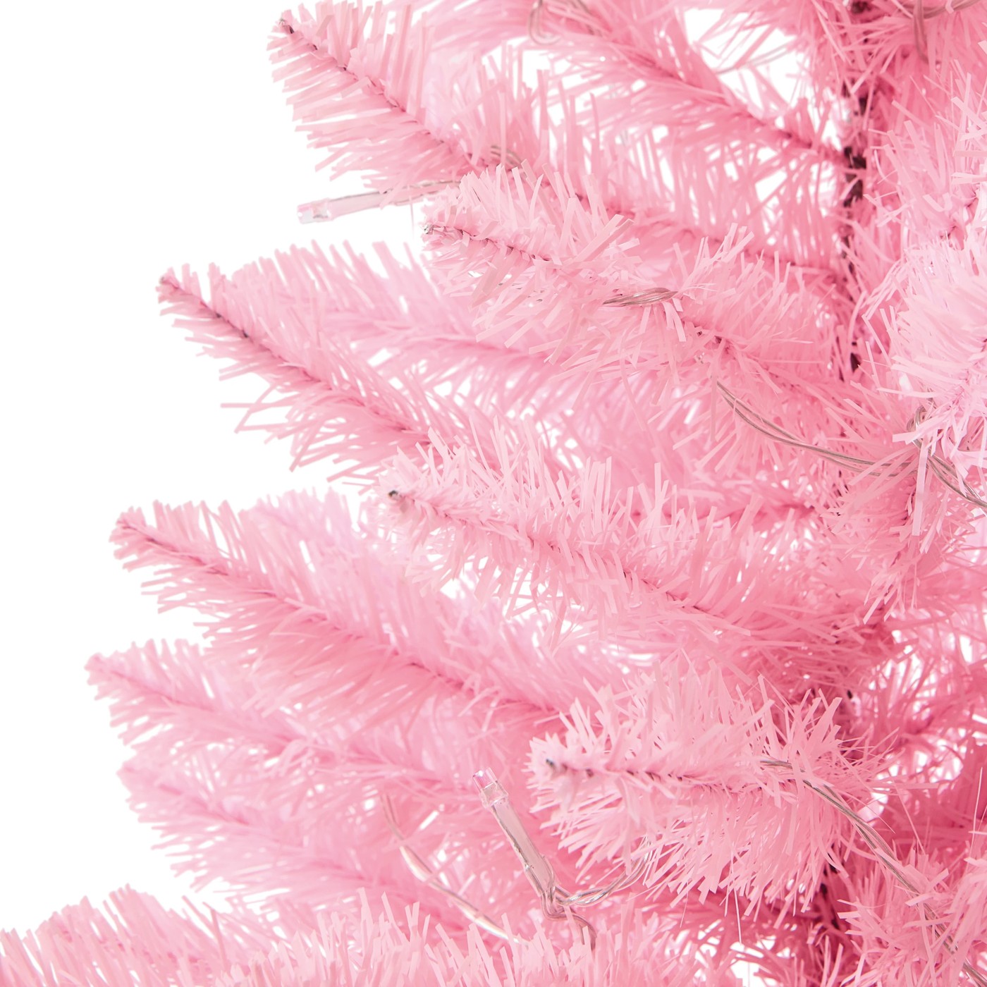 Anko 60cm (2ft) Light Up Mini Pink Christmas Tree 5 of 5