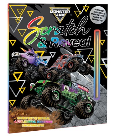 Monster Jam: Scratch and Reveal - Book