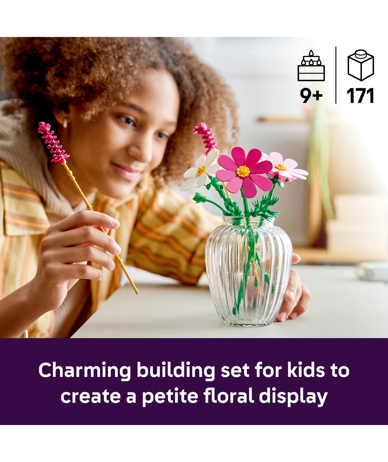 LEGO® Botanicals Cosmos Flowers 11514 2 of 6