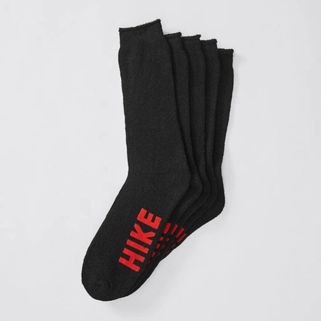 Men's 5 Pack Work Technology Hike Socks - Black 2 of 2