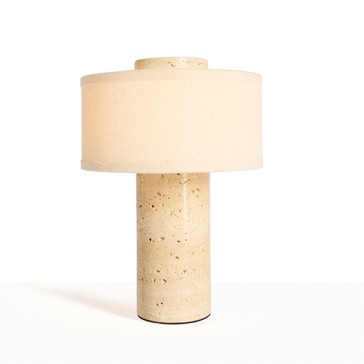 Anko Travertine Portable Rechargeable Lamp - Natural