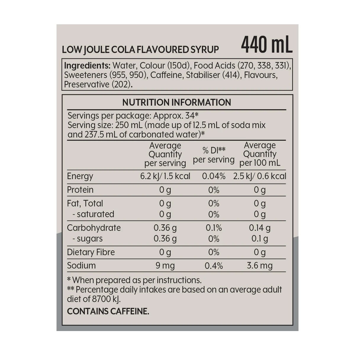 Sodastream Classics Diet Cola Soda Mix 440ml 2 of 2