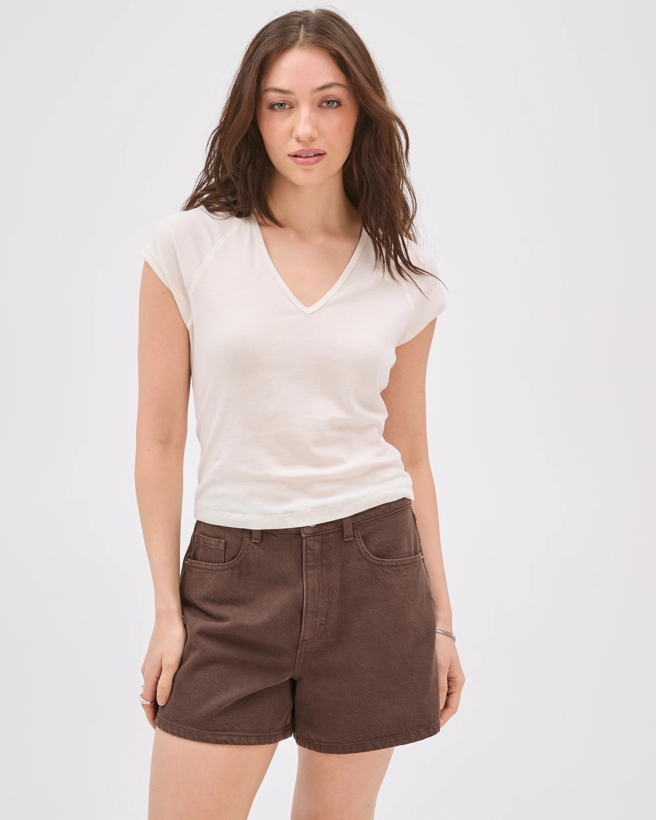 Lily Loves Cotton Rich High Rise Denim Shorts 2 of 6