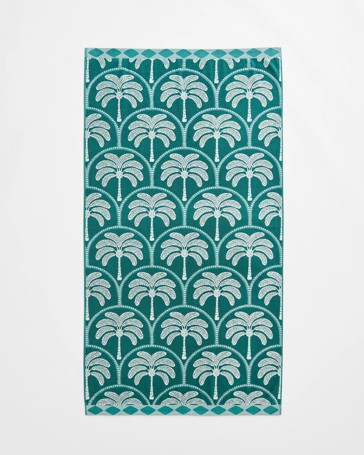Print Beach Towel - Palm Tree