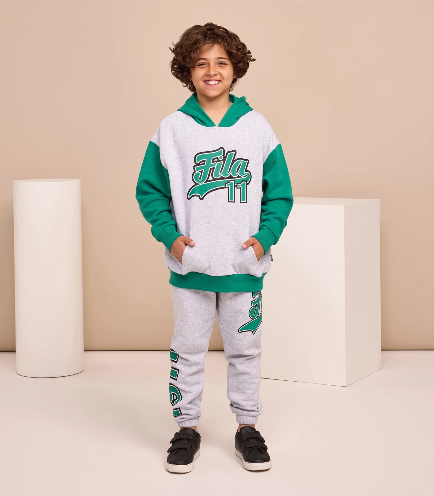 Boys fila outlet tracksuit