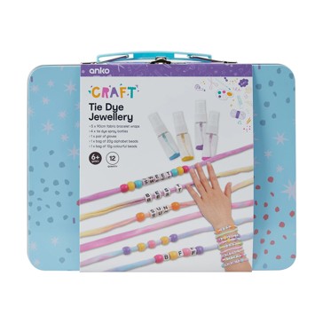 Tie Dye Jewellery 12 Piece Kit - Anko