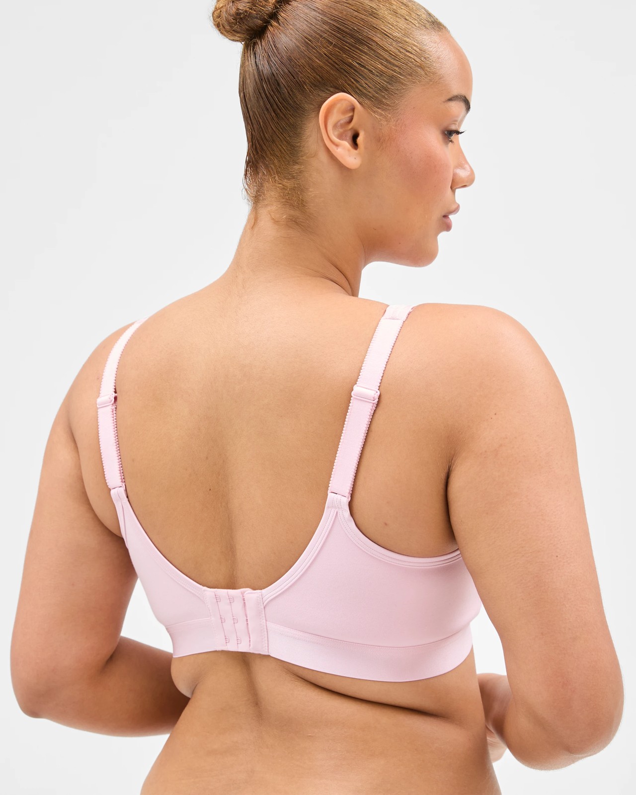 Plus Size Lucy Australian Cotton Blend Moulded Wirefree Bra - Parfait 3 of 3
