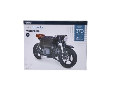 370 Piece Mini Blocks Vehicle Series: Motorbike - Anko